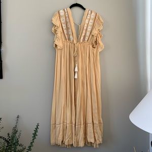 Free People Bali Will Wait For You Midi Boho Dress
